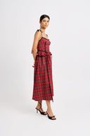 Eliza Faulkner Designs Inc. Dresses Tessa Dress Red Plaid