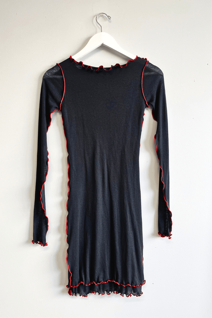 Eliza Faulkner Designs Inc. Dresses XS-S Sample Longsleeves Dress Navy