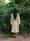 Eliza Faulkner Designs Inc. Emanuella Polka Dot Trench in Banana Split