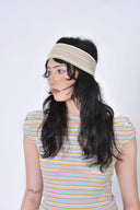 Eliza Faulkner Designs Inc. Headband in Off-White Stripe