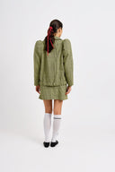 Eliza Faulkner Designs Inc. Jackets Valentine Moto Coat Yellow Plaid