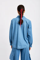 Eliza Faulkner Designs Inc. Jackets Work Jacket Blue Denim