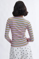Eliza Faulkner Designs Inc. Jamie Top Pink Stripe