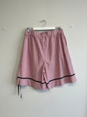 Eliza Faulkner Designs Inc. L Pre-loved Bauer Short Red Pinstripe - Size L