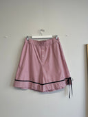 Eliza Faulkner Designs Inc. L Pre-loved Bauer Short Red Pinstripe - Size L