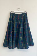 Eliza Faulkner Designs Inc. L Secondhand Berkley Skirt Green Plaid