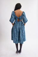 Eliza Faulkner Designs Inc. Maria Dress Blue Leopard