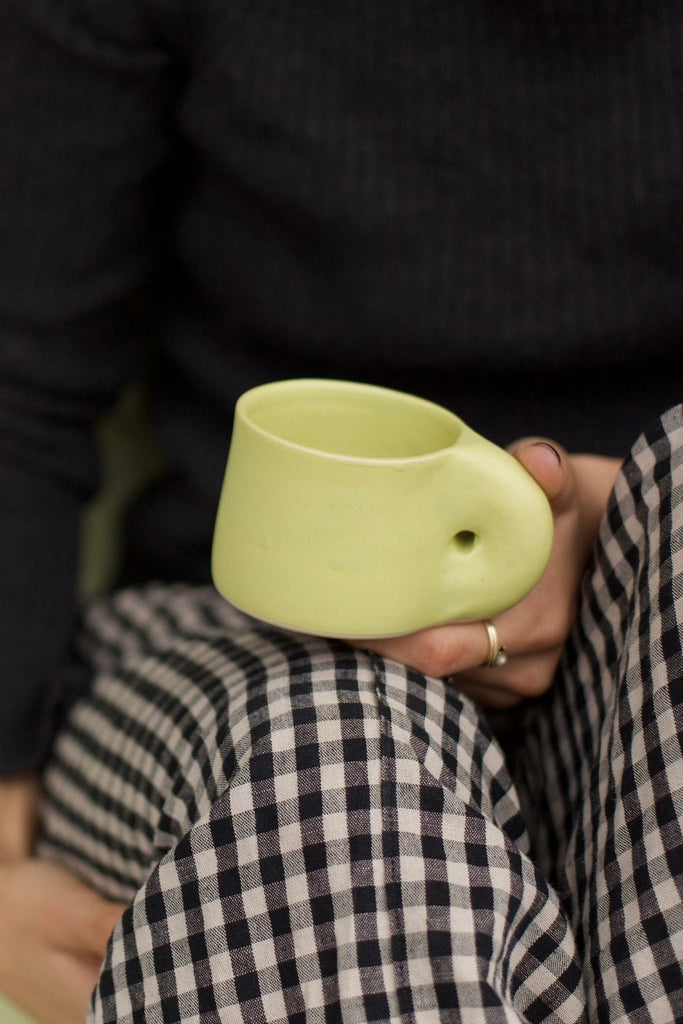 Eliza Faulkner Designs Inc. Matcha Green Chunky Mug EF X PMS collab