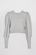 Eliza Faulkner Designs Inc. Medium Pre-loved Lana Sweater Grey Fleece - Size M