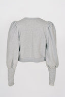 Eliza Faulkner Designs Inc. Medium Pre-loved Lana Sweater Grey Fleece - Size M