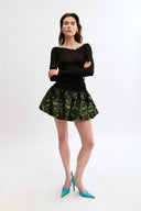 Eliza Faulkner Designs Inc. Mini Skirts Olivia Skirt Green
