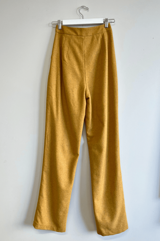 Eliza Faulkner Designs Inc. Pants 4 Sample Sabine Pant Yellow Wool