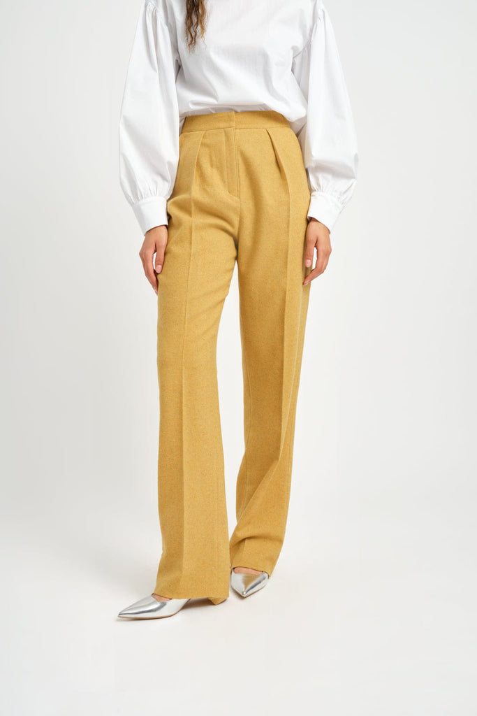 Eliza Faulkner Designs Inc. Pants 4 Sample Sabine Pant Yellow Wool