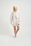 Eliza Faulkner Designs Inc. Pants Bailey Short White Eyelet
