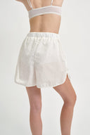 Eliza Faulkner Designs Inc. Pants Bailey Short White Eyelet
