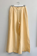 Eliza Faulkner Designs Inc. Pants Large Imperfect Romy Pant Butter Yellow Linen