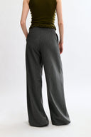 Eliza Faulkner Designs Inc. Pants Lavoy Pant Grey Pinstripe