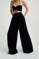 Eliza Faulkner Designs Inc. Pants Romy Pant Black Linen