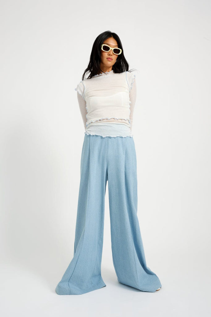 Eliza Faulkner Designs Inc. Pants Romy Pant Light Blue Denim