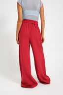 Eliza Faulkner Designs Inc. Pants Romy Pant Maroon Red Linen