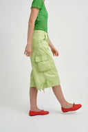 Eliza Faulkner Designs Inc. Pants Roxy Short Green Twill