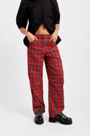 Eliza Faulkner Designs Inc. Pants Sam Pant Red Plaid