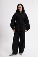 Eliza Faulkner Designs Inc. Pants Yves Pant in Organic Black Cotton