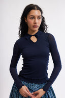 Eliza Faulkner Designs Inc. Piper Top Navy