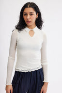 Eliza Faulkner Designs Inc. Piper Top White