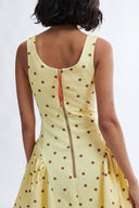 Eliza Faulkner Designs Inc. Poppy Dress Yellow Polka Dot