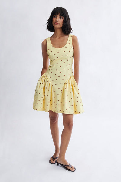 Banana Split Dress for Women | Polka Dot Poppy Dress