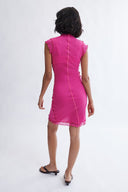 Eliza Faulkner Designs Inc. Richie Microknit Dress Pink