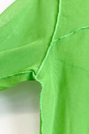 Eliza Faulkner Designs Inc. S Secondhand Wave Mesh Turtleneck Green
