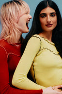 Eliza Faulkner Designs Inc. Shirts & Tops Delia Top Yellow