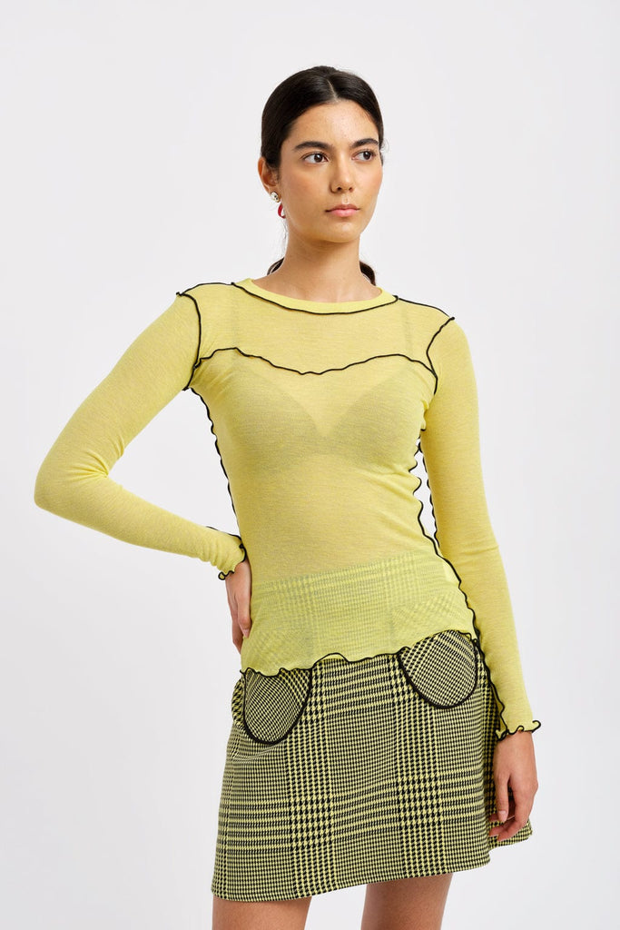 Eliza Faulkner Designs Inc. Shirts & Tops Delia Top Yellow