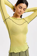 Eliza Faulkner Designs Inc. Shirts & Tops Delia Top Yellow
