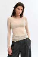 Eliza Faulkner Designs Inc. Shirts & Tops Jess Top Cream