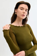 Eliza Faulkner Designs Inc. Shirts & Tops Jess Top Dark Green