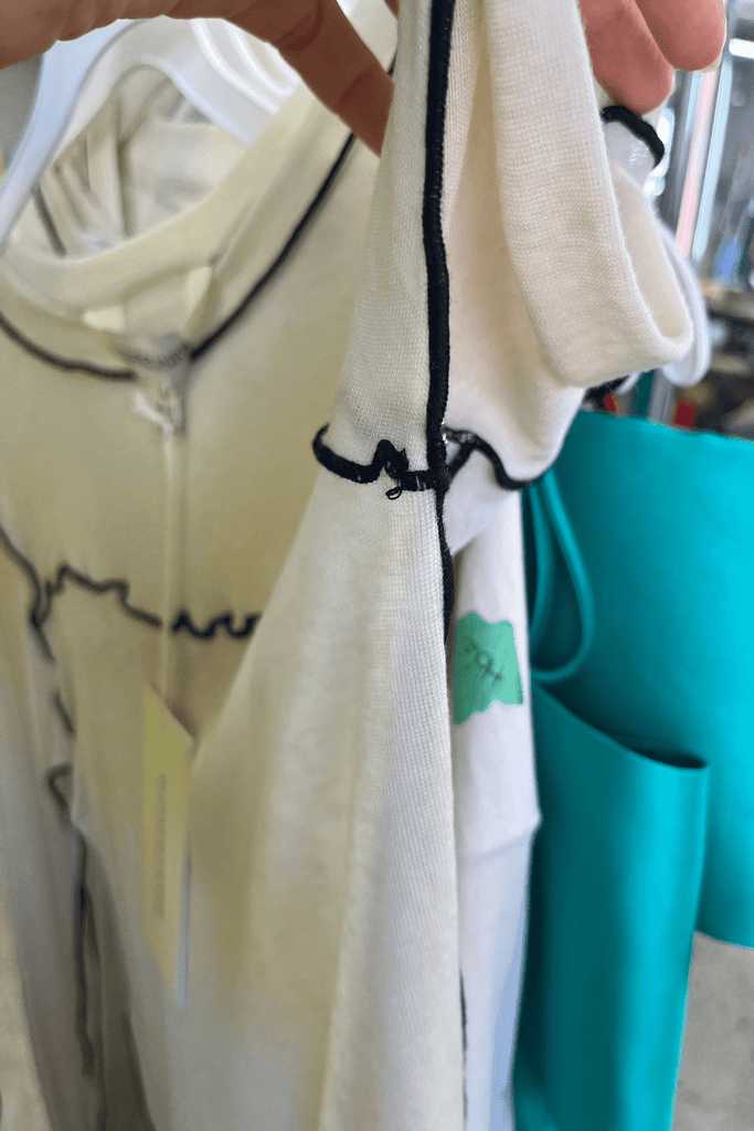 Eliza Faulkner Designs Inc. Shirts & Tops L Imperfect Delia Top Off-White