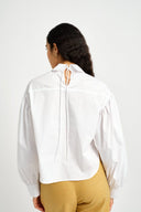 Eliza Faulkner Designs Inc. Shirts & Tops Leni Shirt White