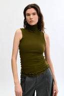 Eliza Faulkner Designs Inc. Shirts & Tops Loulou Top Dark Green