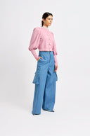 Eliza Faulkner Designs Inc. Shirts & Tops Polly Cardigan Pink