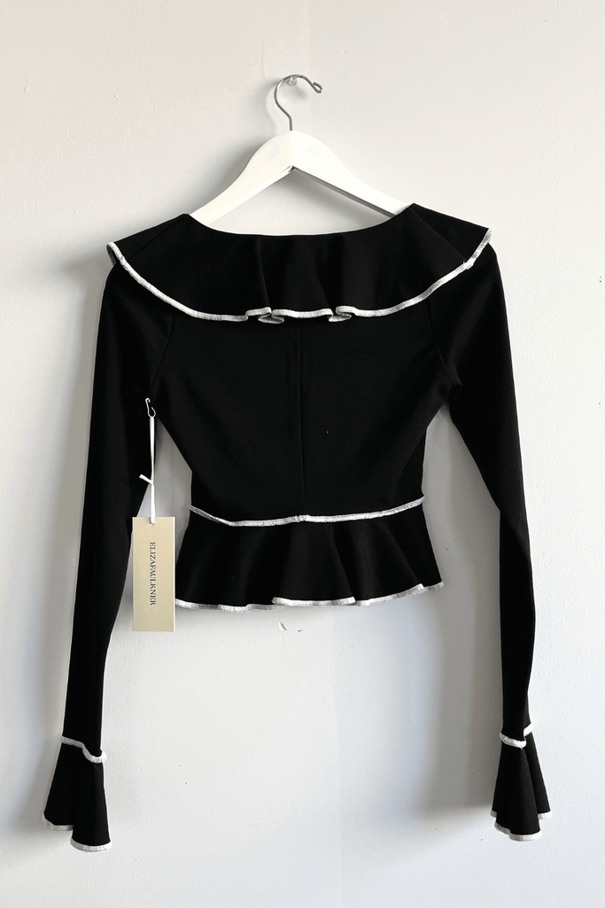 Eliza Faulkner Designs Inc. Shirts & Tops S Sample Daisy Top Black