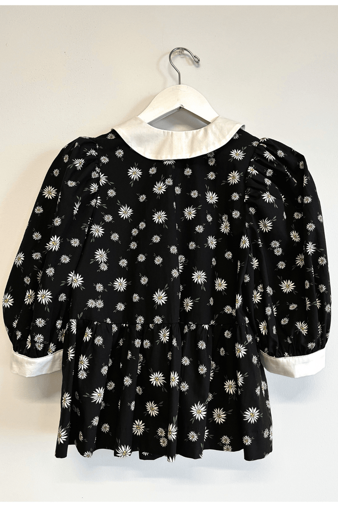 Eliza Faulkner Designs Inc. Shirts & Tops S Sample Georgie Blouse Black Cotton