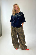 Eliza Faulkner Designs Inc. Shirts & Tops Trompe L'oeil T-Shirt Black