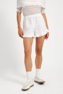 Eliza Faulkner Designs Inc. Shorts Baxter Short White Linen