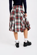 Eliza Faulkner Designs Inc. Skirts Berkley Skirt White Plaid