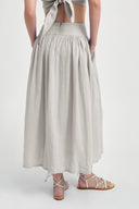 Eliza Faulkner Designs Inc. Skirts Lucille Skirt in Natural Linen