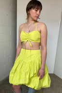 Eliza Faulkner Designs Inc. Tops Frankie Halter Top Green