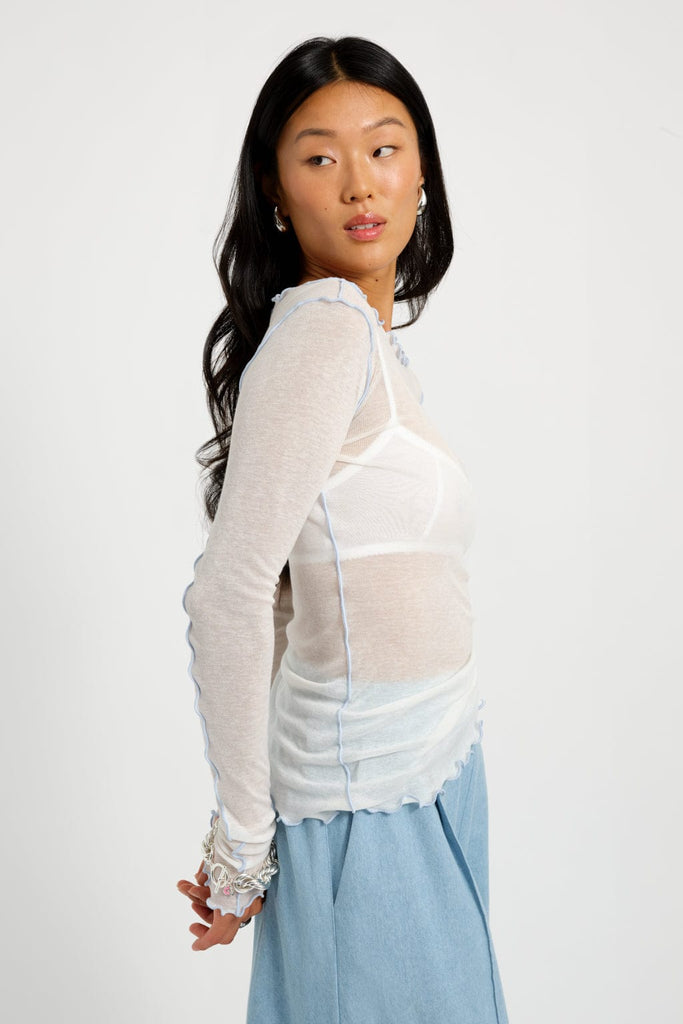 Eliza Faulkner Designs Inc. Tops Jess Top White